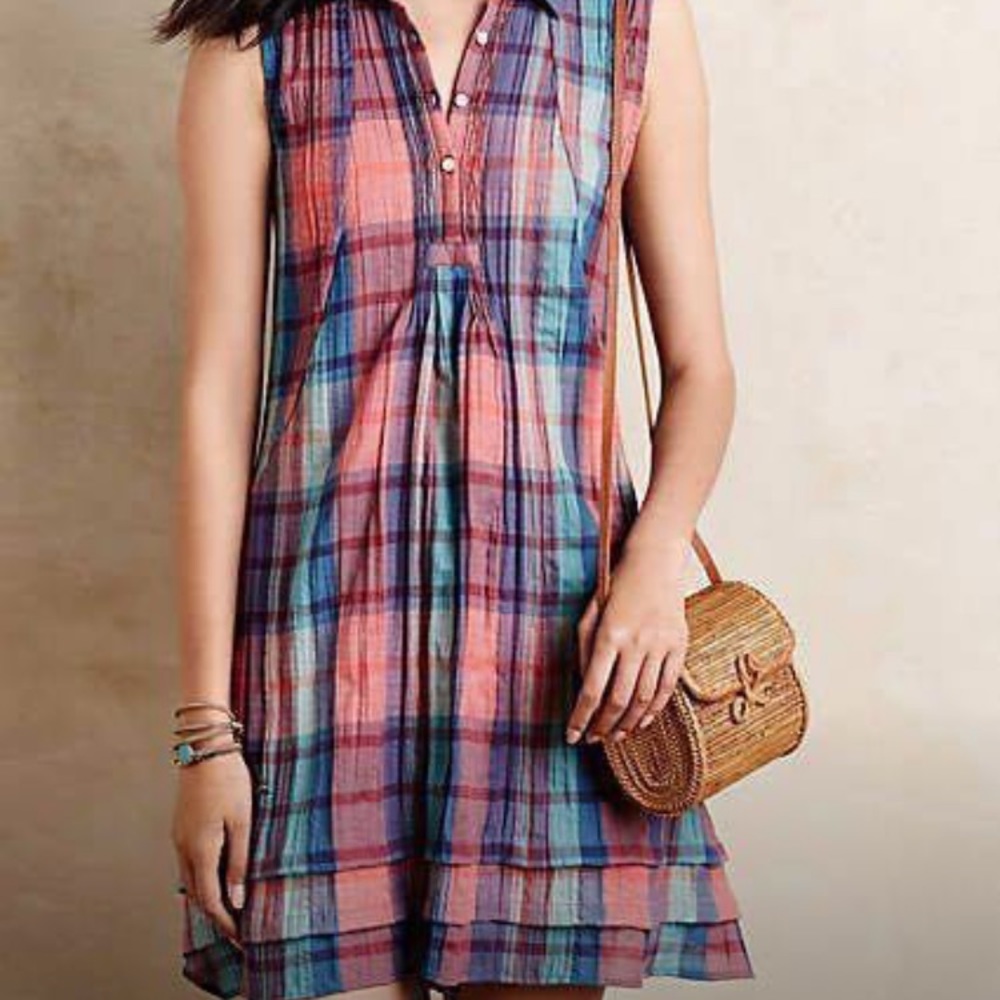 Isabella Sinclair Pintuck Tillie Beach Dress